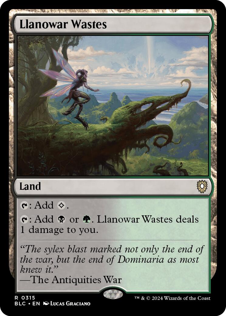 Llanowar Wastes [Bloomburrow Commander] | Exor Games Truro