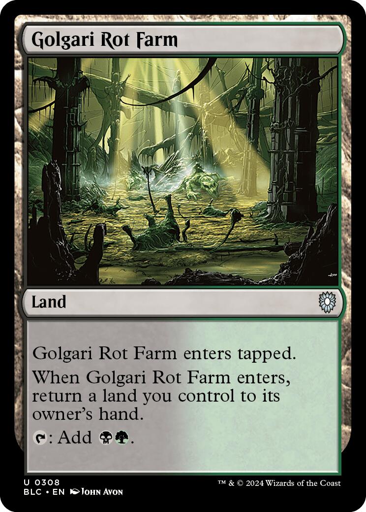 Golgari Rot Farm [Bloomburrow Commander] | Exor Games Truro