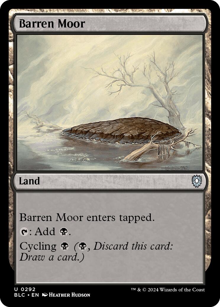 Barren Moor [Bloomburrow Commander] | Exor Games Truro