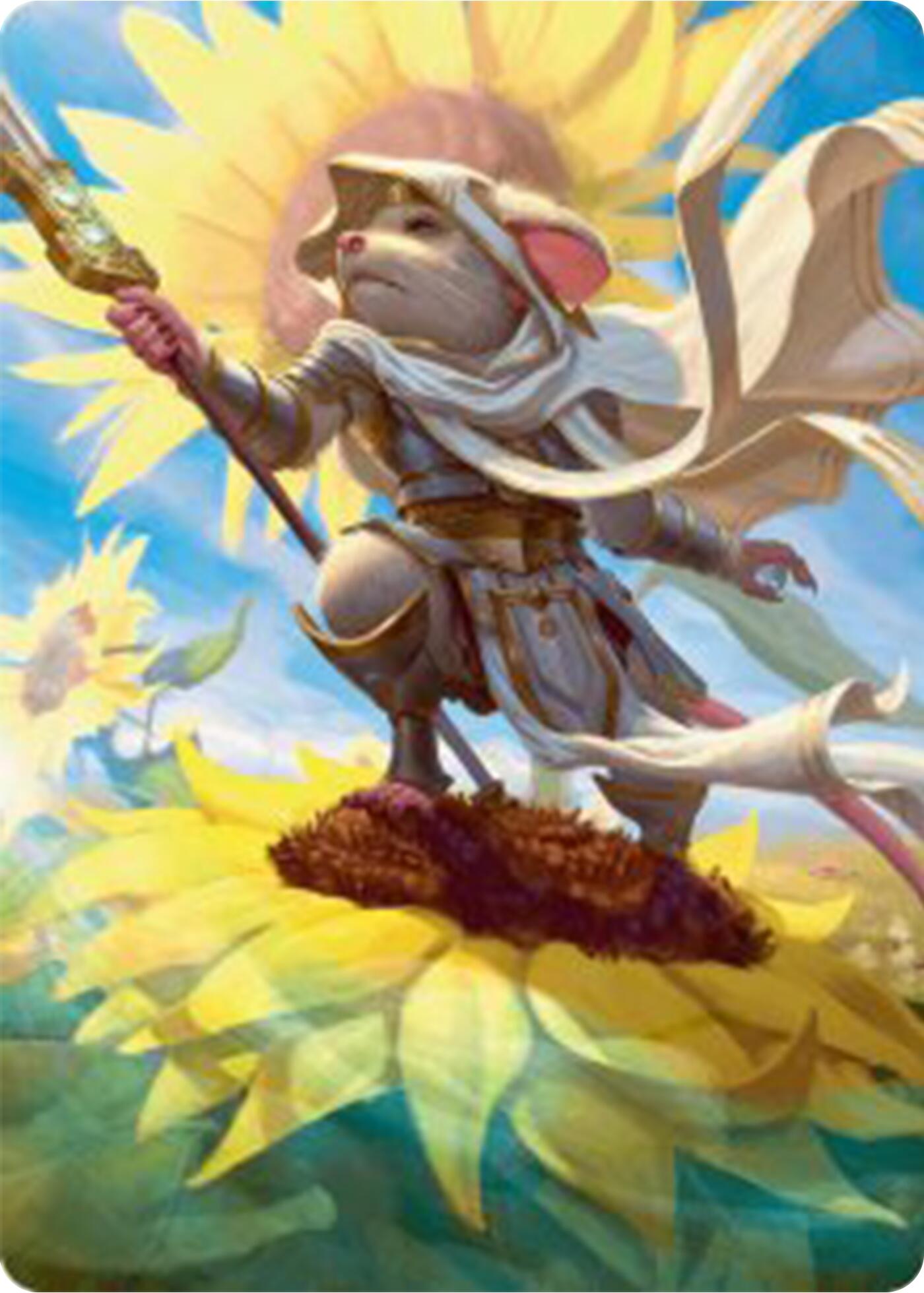 Elspeth, Sun's Champion Art Card [Bloomburrow Art Series] | Exor Games Truro