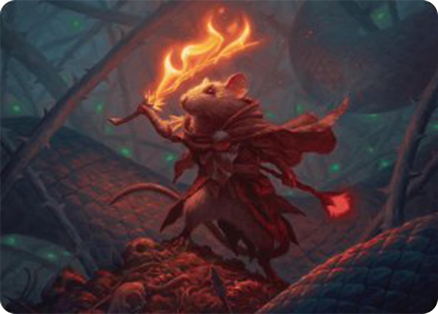 Emberheart Challenger Art Card [Bloomburrow Art Series] | Exor Games Truro