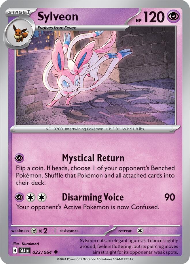 Sylveon (022/064) [Scarlet & Violet: Shrouded Fable] | Exor Games Truro