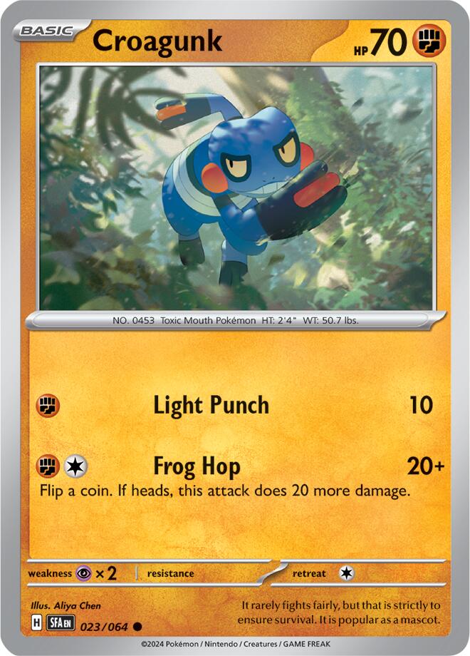 Croagunk (023/064) [Scarlet & Violet: Shrouded Fable] | Exor Games Truro