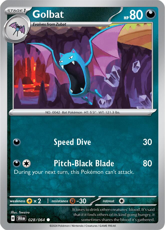 Golbat (028/064) [Scarlet & Violet: Shrouded Fable] | Exor Games Truro