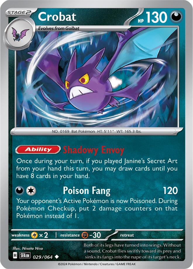 Crobat (029/064) [Scarlet & Violet: Shrouded Fable] | Exor Games Truro