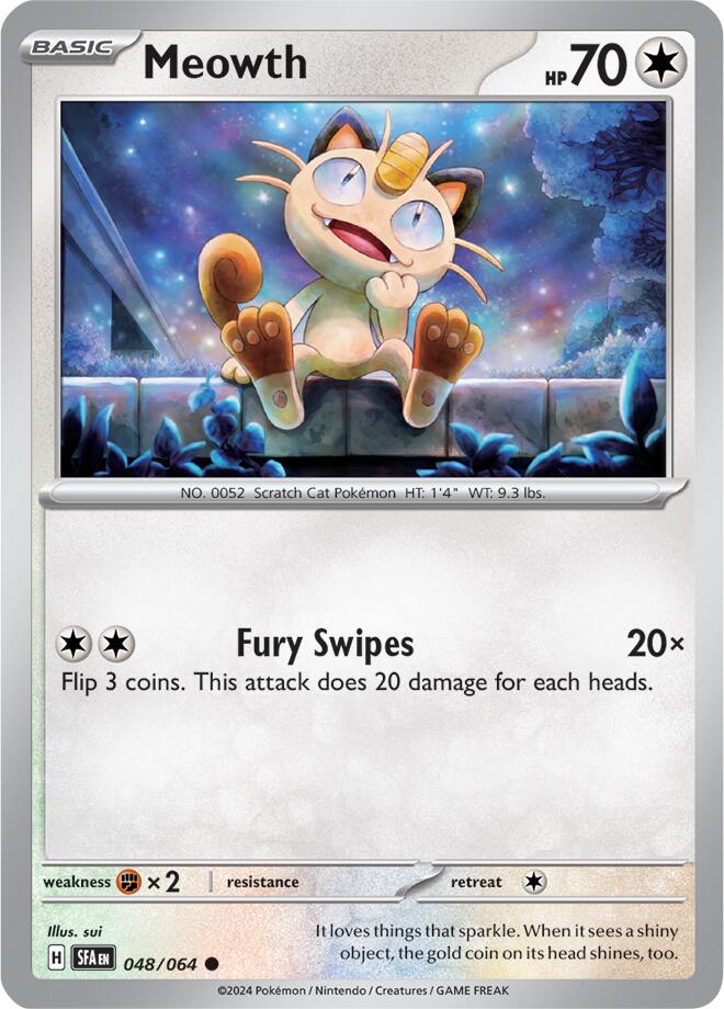 Meowth (048/064) [Scarlet & Violet: Shrouded Fable] | Exor Games Truro