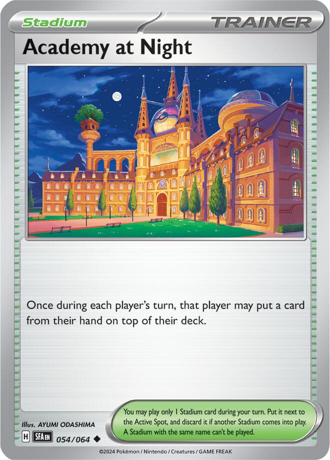 Academy at Night (054/064) [Scarlet & Violet: Shrouded Fable] | Exor Games Truro