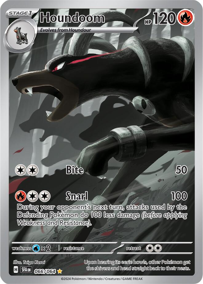 Houndoom (066/064) [Scarlet & Violet: Shrouded Fable] | Exor Games Truro