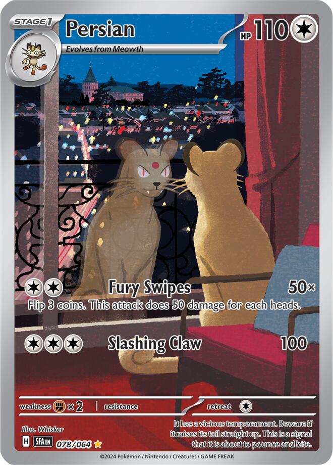 Persian (078/064) [Scarlet & Violet: Shrouded Fable] | Exor Games Truro
