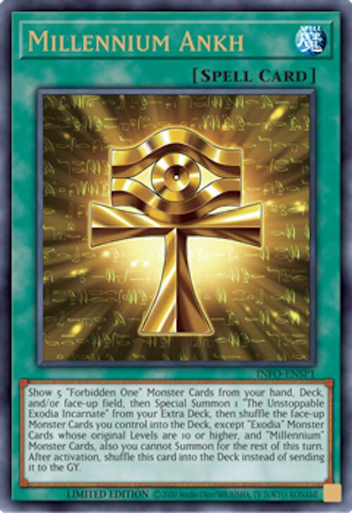 Millennium Ankh (INFO-ENSP1) [INFO-ENSP1] Secret Rare | Exor Games Truro