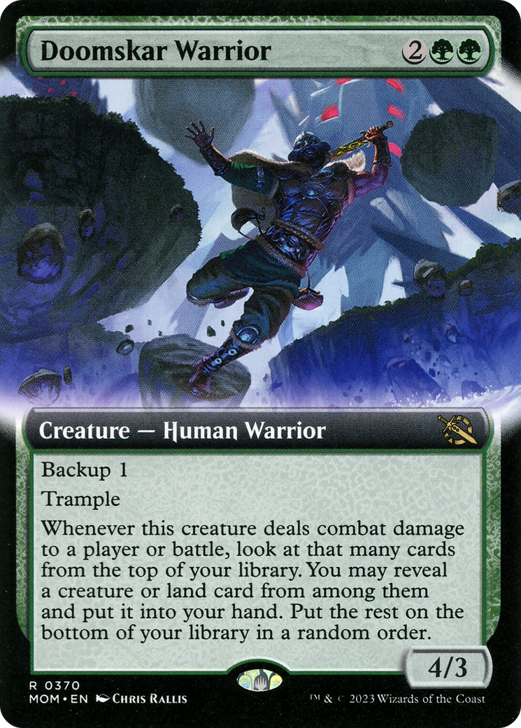 Doomskar Warrior (Extended Art) [March of the Machine] | Exor Games Truro