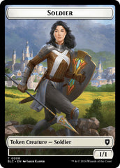 Soldier // Citizen Double-Sided Token [Bloomburrow Commander Tokens] | Exor Games Truro