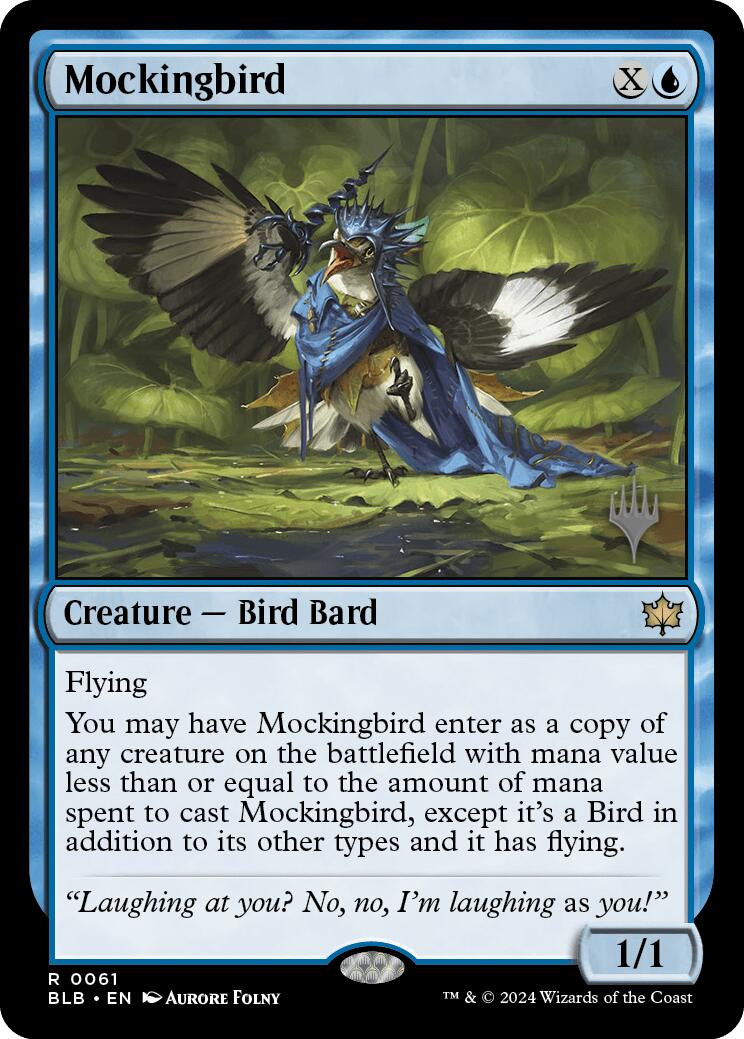 Mockingbird (Promo Pack) [Bloomburrow Promos] | Exor Games Truro