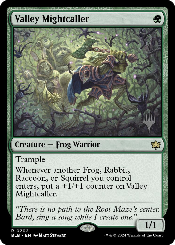 Valley Mightcaller (Promo Pack) [Bloomburrow Promos] | Exor Games Truro