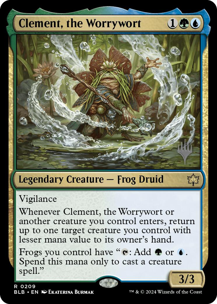 Clement, the Worrywort (Promo Pack) [Bloomburrow Promos] | Exor Games Truro