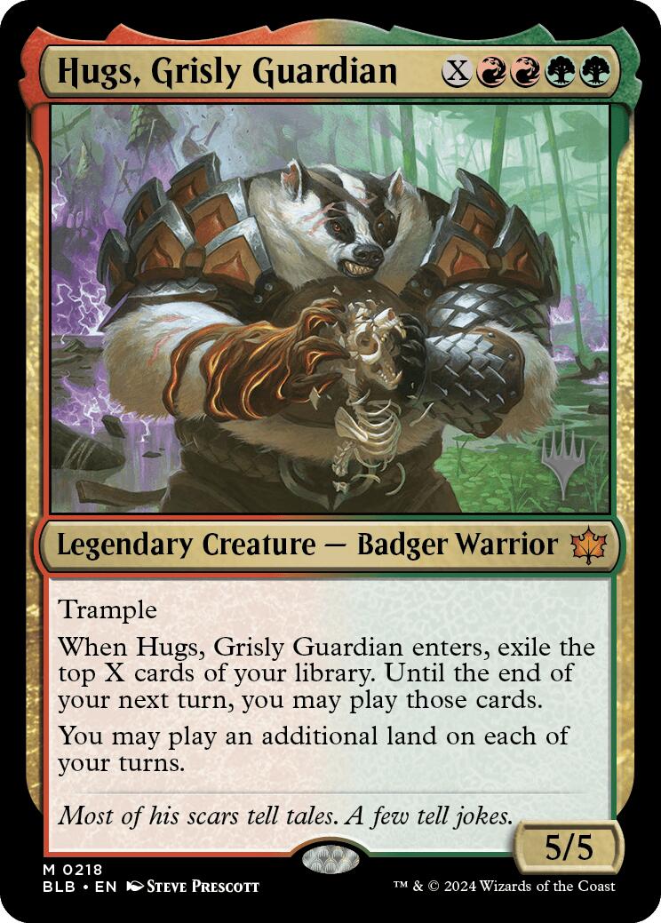 Hugs, Grisly Guardian (Promo Pack) [Bloomburrow Promos] | Exor Games Truro