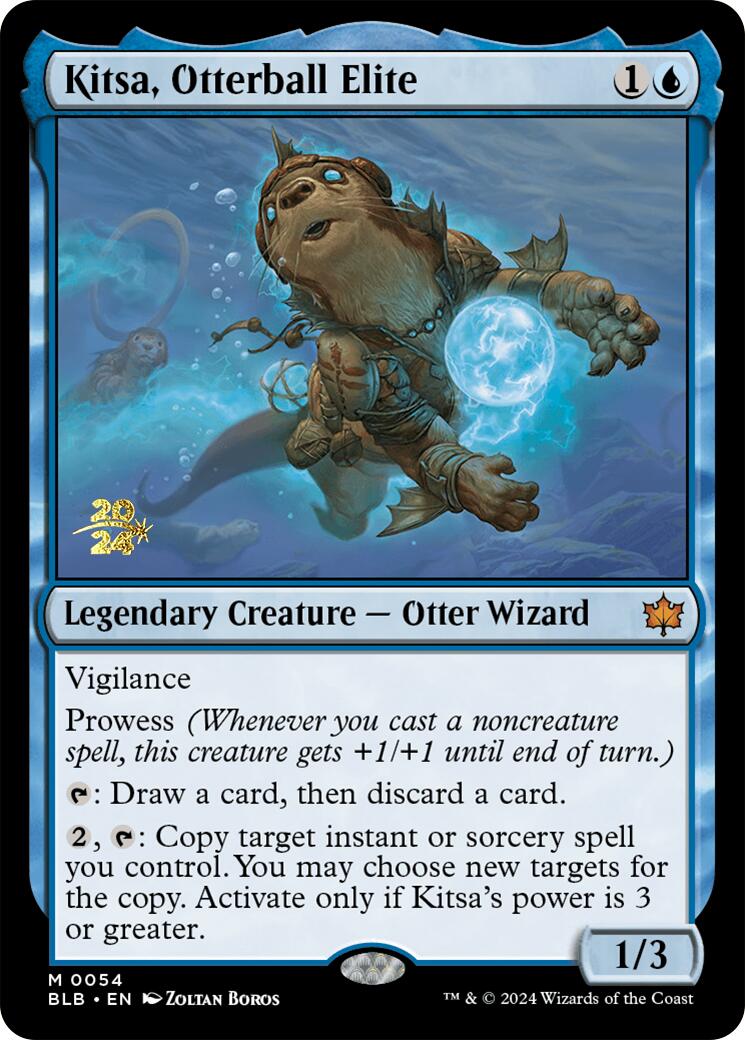 Kitsa, Otterball Elite [Bloomburrow Prerelease Promos] | Exor Games Truro