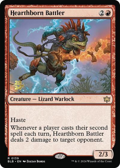 Hearthborn Battler [Bloomburrow Prerelease Promos] | Exor Games Truro