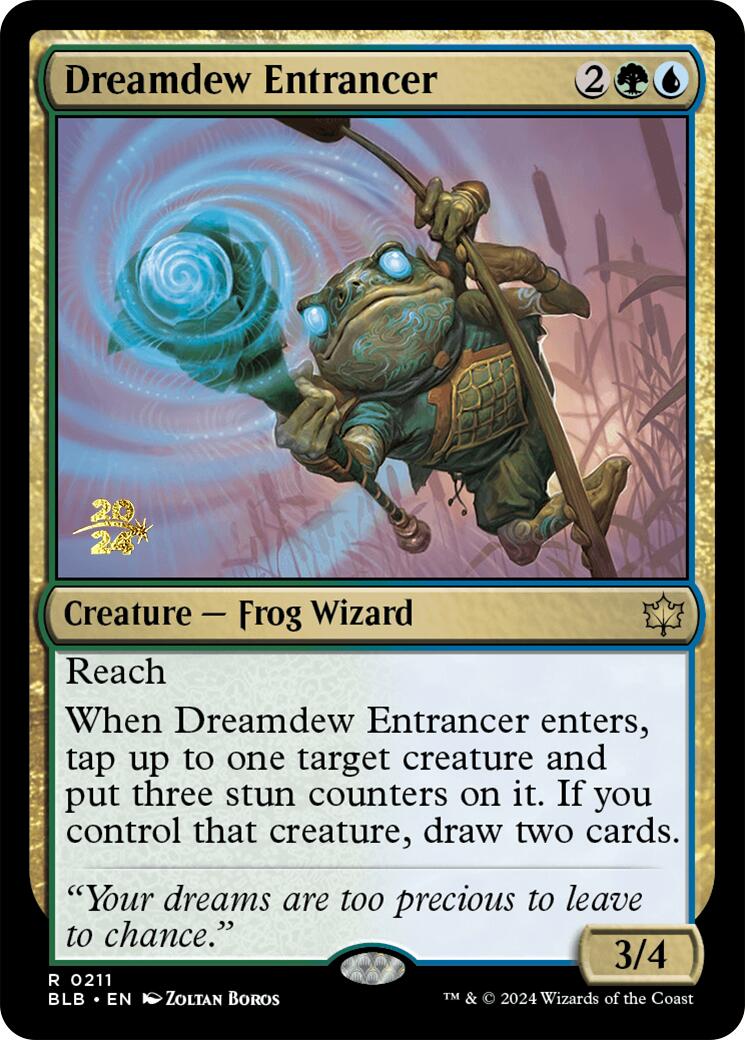 Dreamdew Entrancer [Bloomburrow Prerelease Promos] | Exor Games Truro