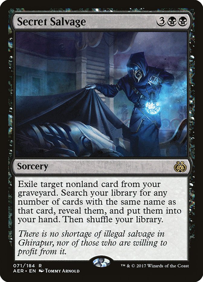Secret Salvage [Aether Revolt] | Exor Games Truro