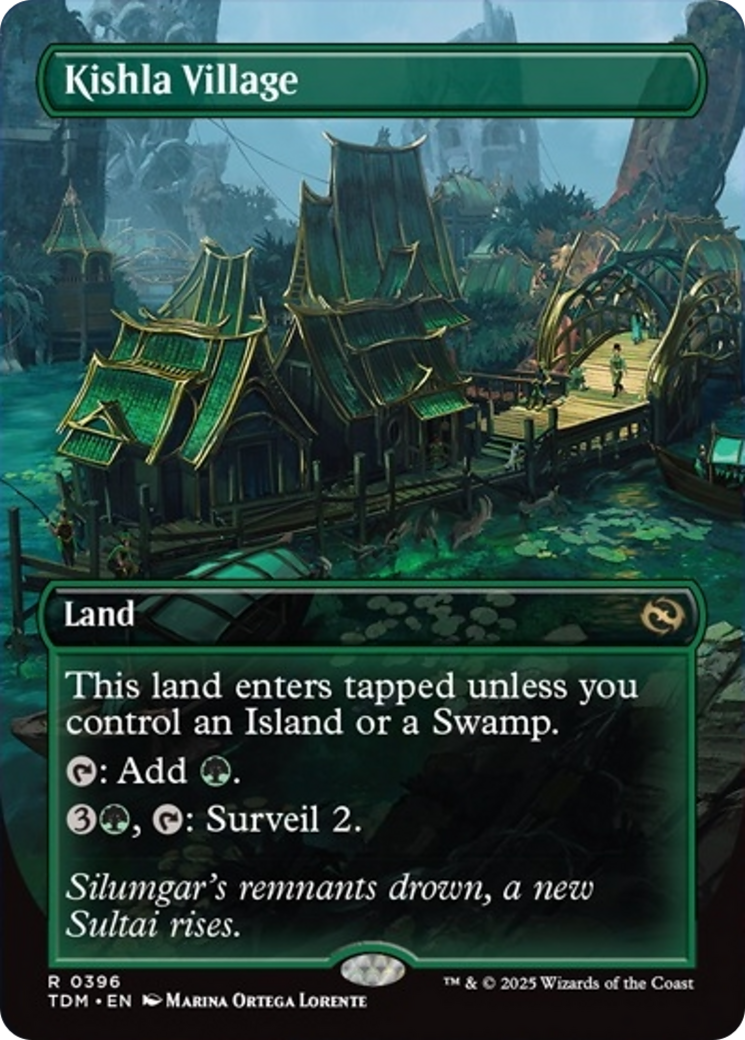 Kishla Village (Borderless) [Tarkir: Dragonstorm] | Exor Games Truro