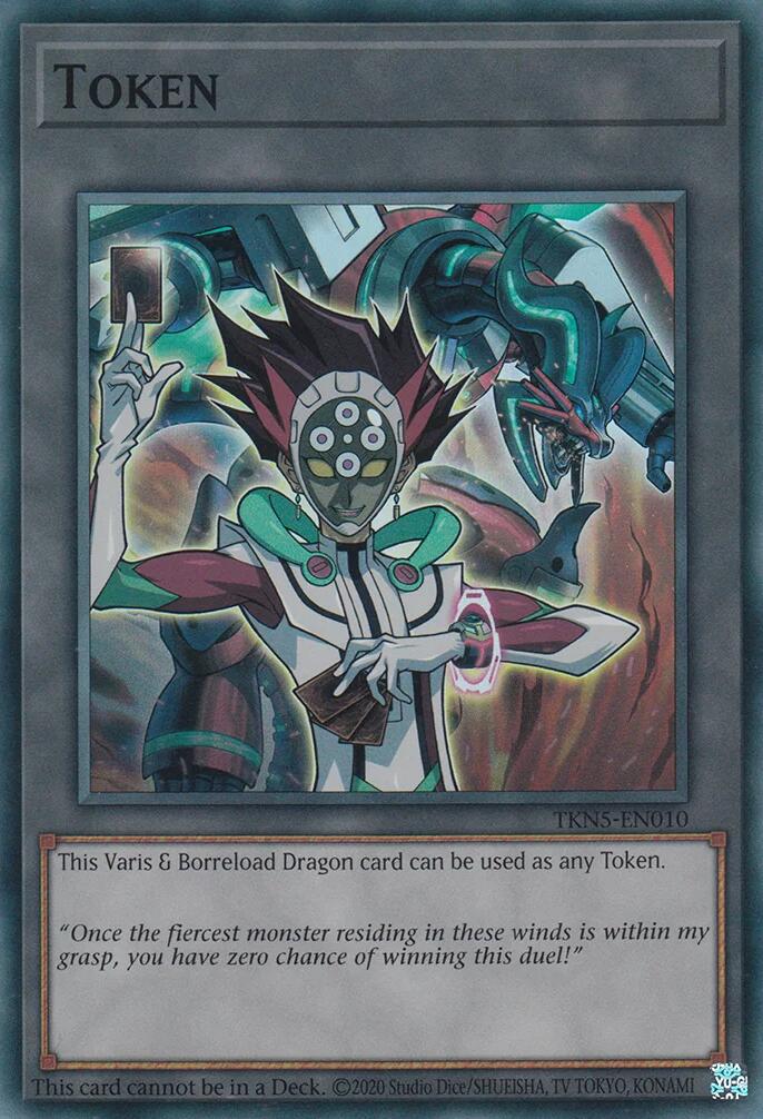 Token: Varis and Borreload Dragon [TKN5-EN010] Super Rare | Exor Games Truro