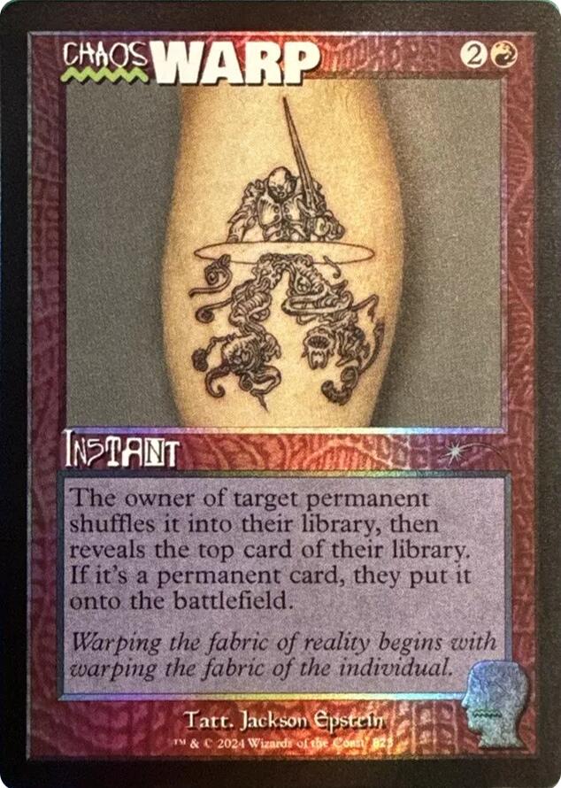 Chaos Warp (Rainbow Foil) [Secret Lair Drop Series] | Exor Games Truro