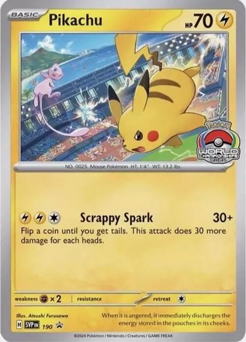 Pikachu (190) [Scarlet & Violet: Black Star Promos] | Exor Games Truro