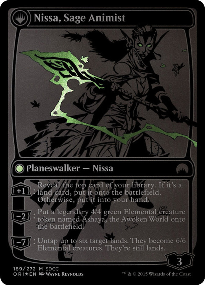 Nissa, Vastwood Seer // Nissa, Sage Animist [San Diego Comic-Con 2015] | Exor Games Truro