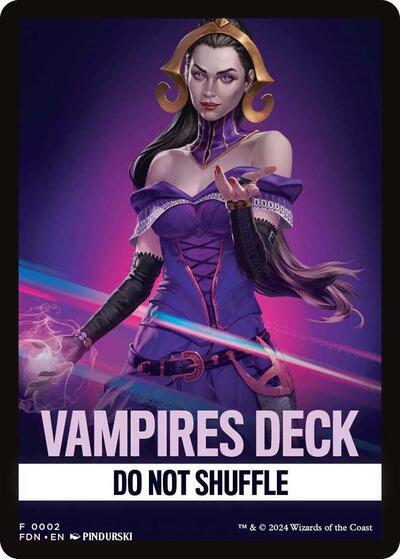 Vampires Deck Theme Card [Foundations Tokens] | Exor Games Truro