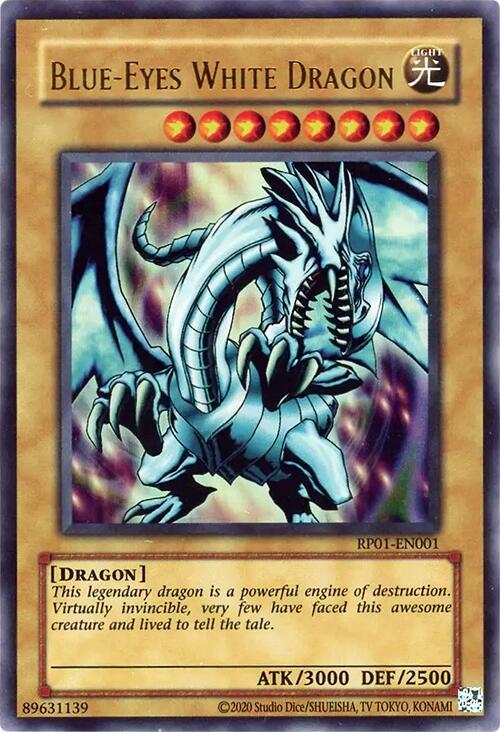 Blue-Eyes White Dragon [RP01-EN001] Ultra Rare | Exor Games Truro