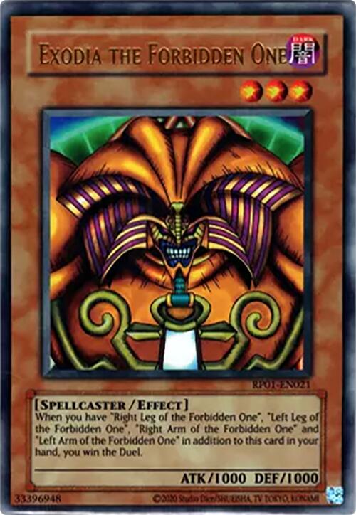 Exodia the Forbidden One [RP01-EN021] Ultra Rare | Exor Games Truro