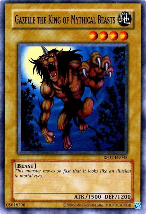 Gazelle the King of Mythical Beasts [RP01-EN043] Common | Exor Games Truro