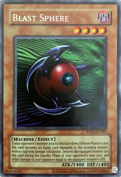 Blast Sphere [RP01-EN091] Secret Rare | Exor Games Truro