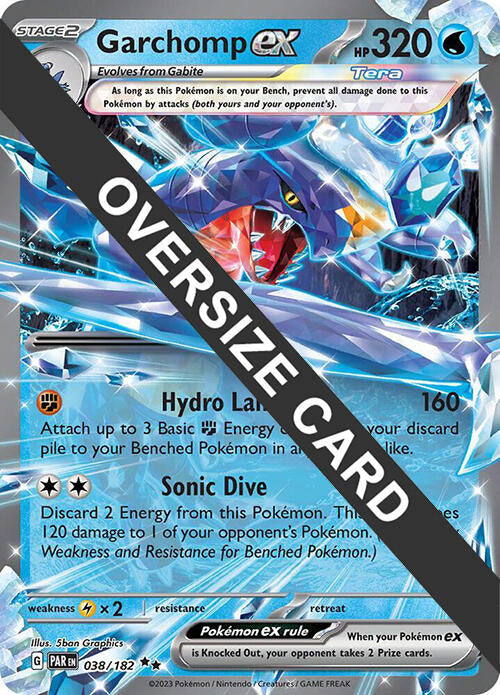 Garchomp ex (038) (Jumbo Card) [Scarlet & Violet: Black Star Promos] | Exor Games Truro