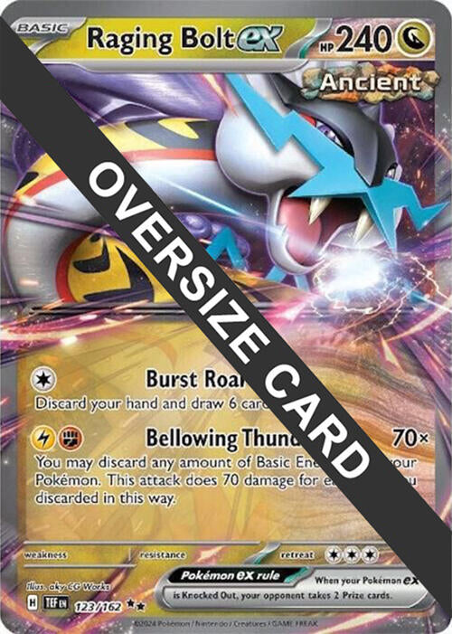 Raging Bolt ex (123) (Jumbo Card) [Scarlet & Violet: Black Star Promos] | Exor Games Truro