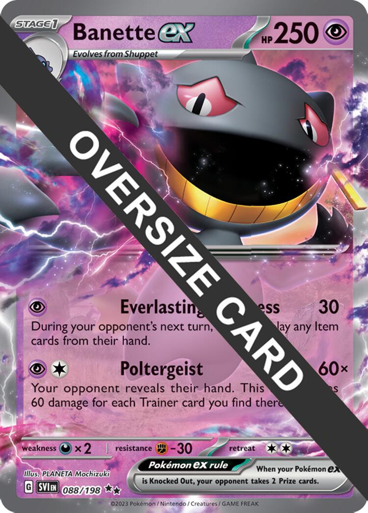 Banette ex (088) (Jumbo Card) [Scarlet & Violet: Black Star Promos] | Exor Games Truro