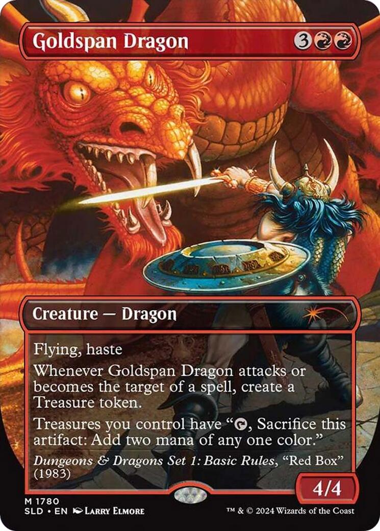 Goldspan Dragon [Secret Lair Drop Series] | Exor Games Truro