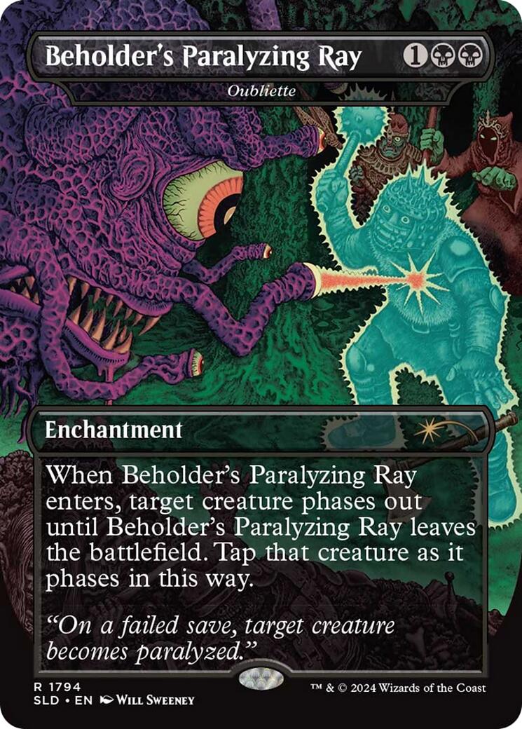 Beholder's Paralyzing Ray - Oubliette [Secret Lair Drop Series] | Exor Games Truro