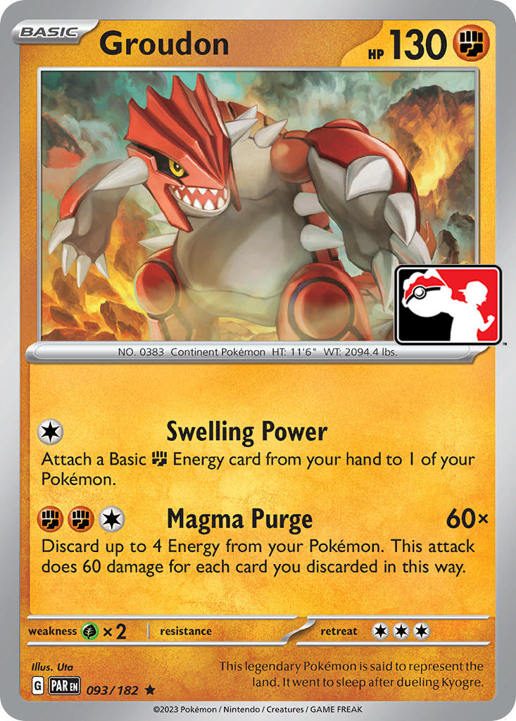 Groudon (093/182) [Prize Pack Series Five] | Exor Games Truro