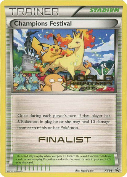 Champions Festival (XY91) (2015 Finalist) [XY: Black Star Promos] | Exor Games Truro