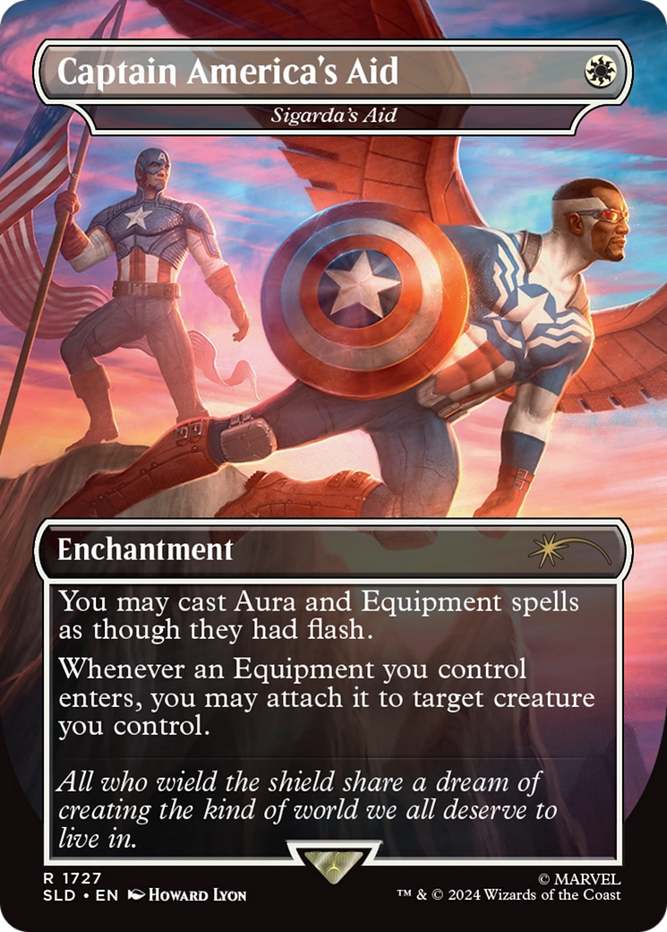 Captain America's Aid - Sigarda's Aid [Secret Lair Drop Series] | Exor Games Truro