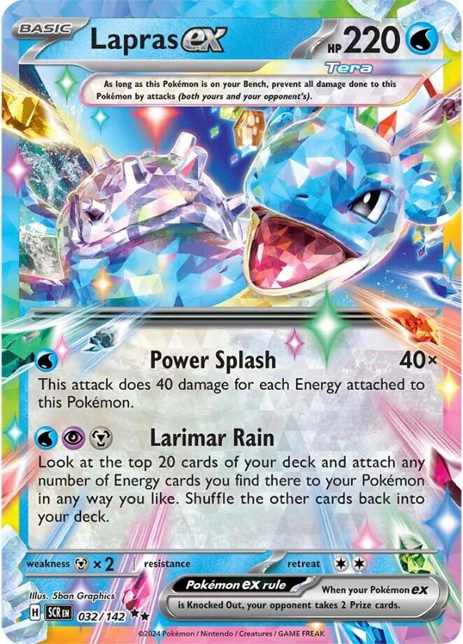 Lapras ex (032/142) [Scarlet & Violet: Stellar Crown] | Exor Games Truro