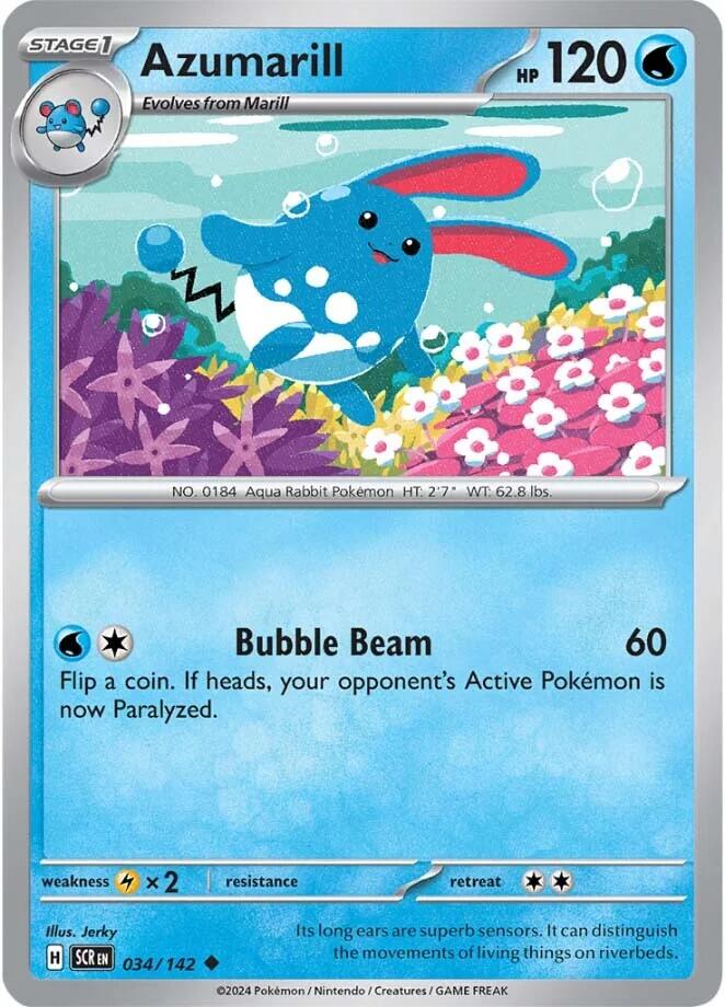 Azumarill (034/142) [Scarlet & Violet: Stellar Crown] | Exor Games Truro