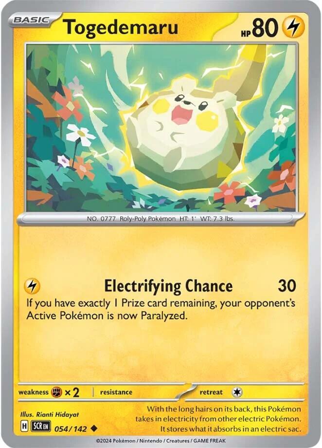 Togedemaru (054/142) [Scarlet & Violet: Stellar Crown] | Exor Games Truro