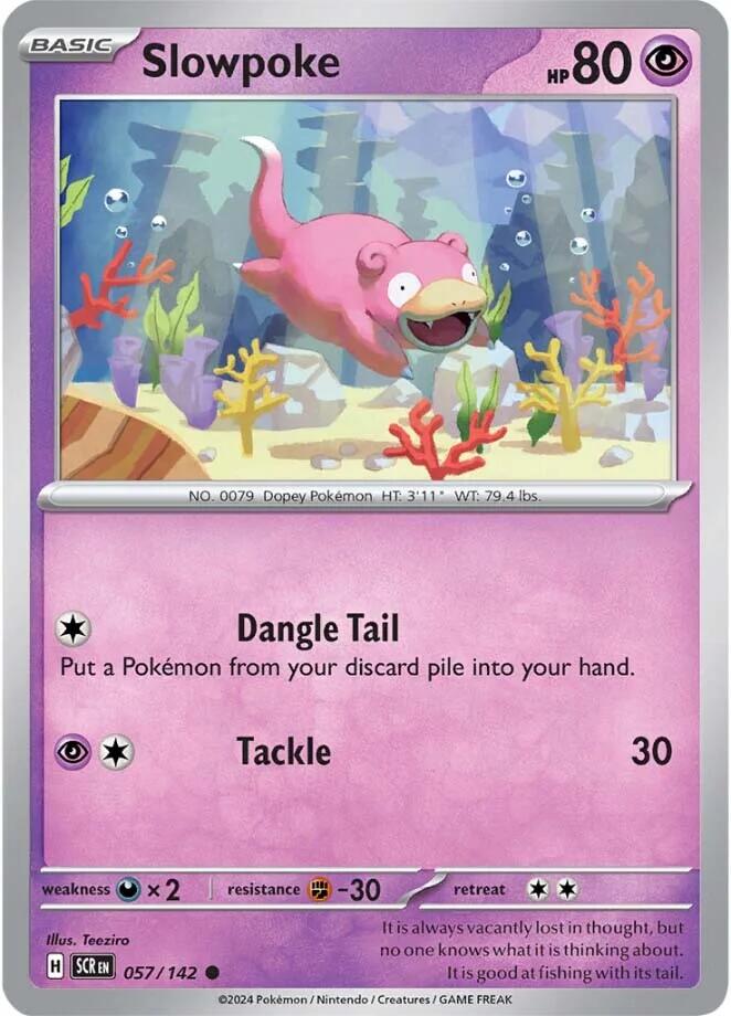 Slowpoke (057/142) [Scarlet & Violet: Stellar Crown] | Exor Games Truro