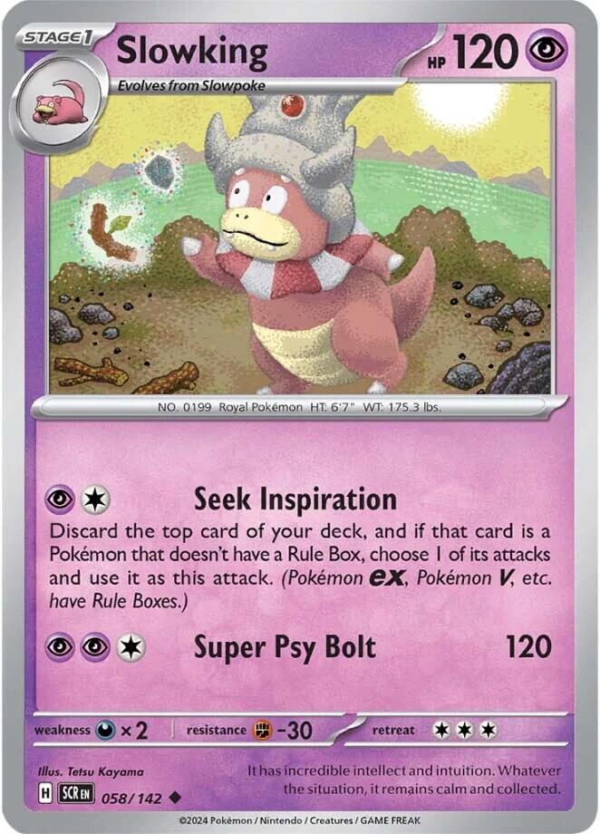 Slowking (058/142) [Scarlet & Violet: Stellar Crown] | Exor Games Truro