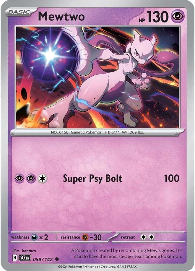 Mewtwo (059/142) [Scarlet & Violet: Stellar Crown] | Exor Games Truro