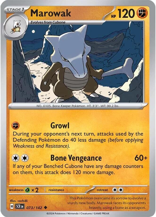 Marowak (073/142) [Scarlet & Violet: Stellar Crown] | Exor Games Truro