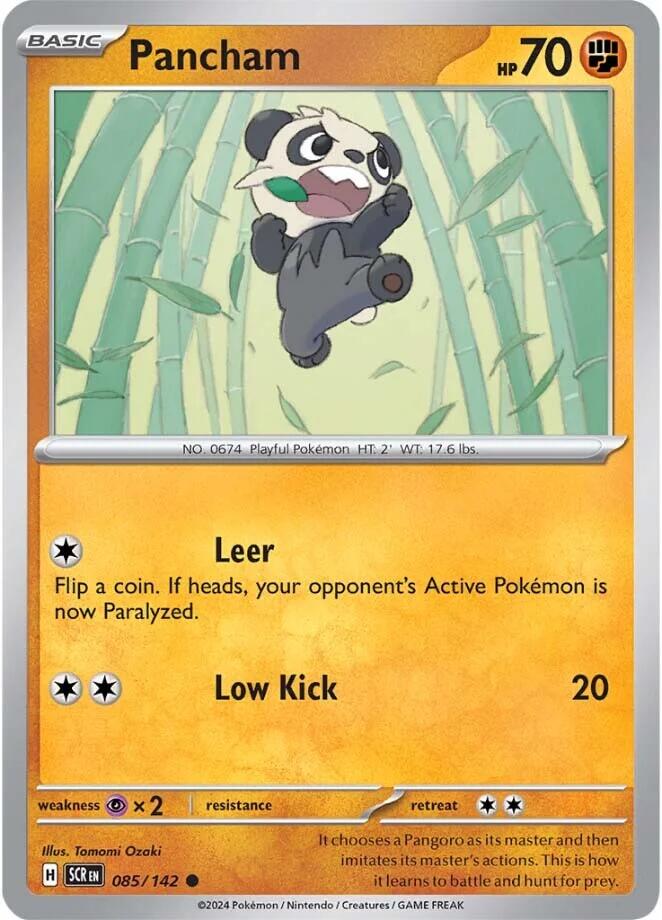 Pancham (085/142) [Scarlet & Violet: Stellar Crown] | Exor Games Truro